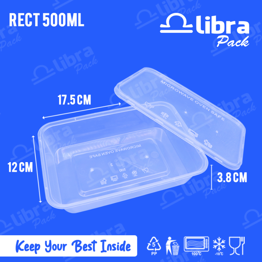 LIBRA Thinwall Rectangle 500ml