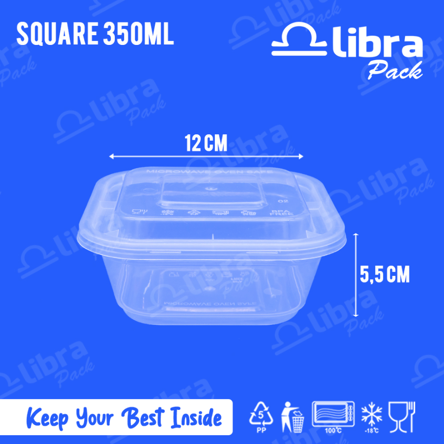 LIBRA Thinwall Square 350ml