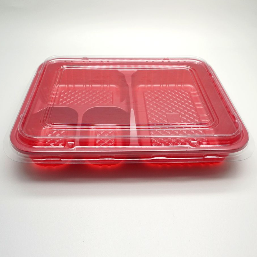 INTERPACK Bento Sekat 4 RTR 224 Merah