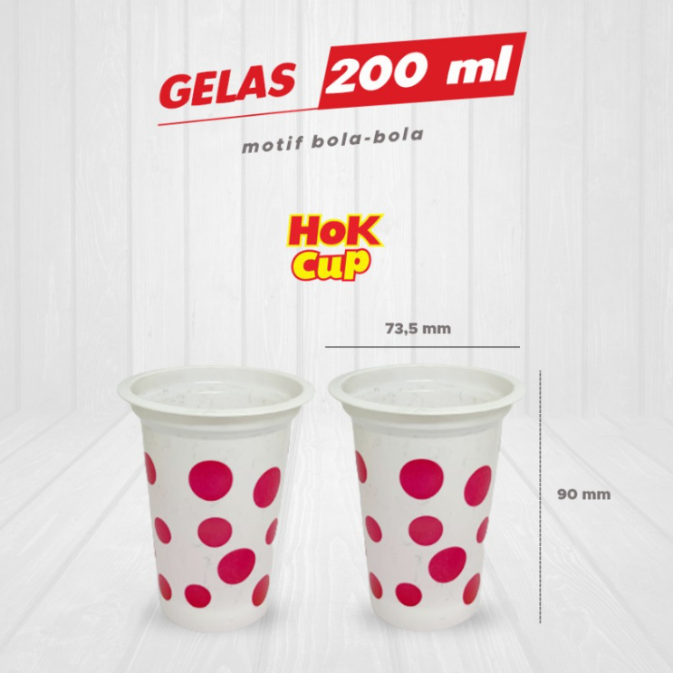 HOK PP Cup 200ml Bola Tul