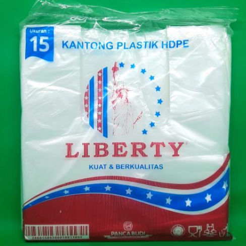 LIBERTY Kresek 15 Transparant Pak(100)