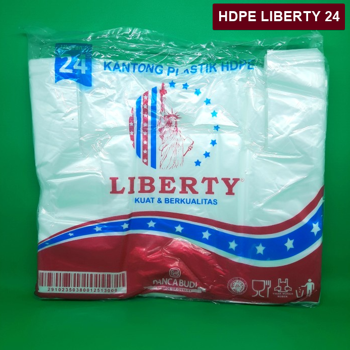 LIBERTY Kresek 24 Transparant Pak(100)