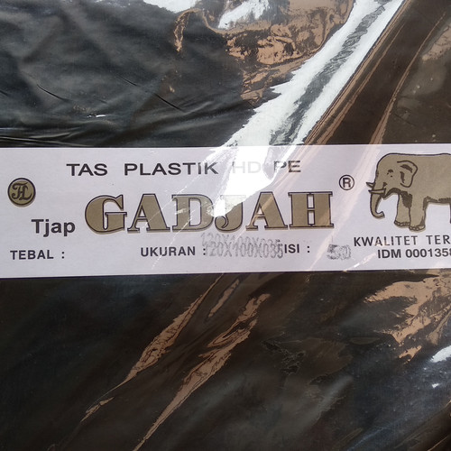 Gajah HD Sampah 0035x100x120 Hitam Pak(50)