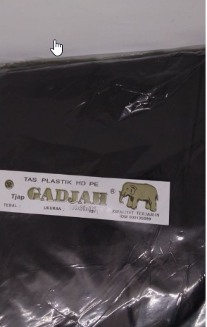 Gajah HD Sampah 0035x90x100 Hitam Pak(50)