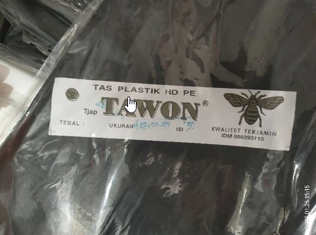 Tawon HD Kresek 35x60 Hitam Pak(50)