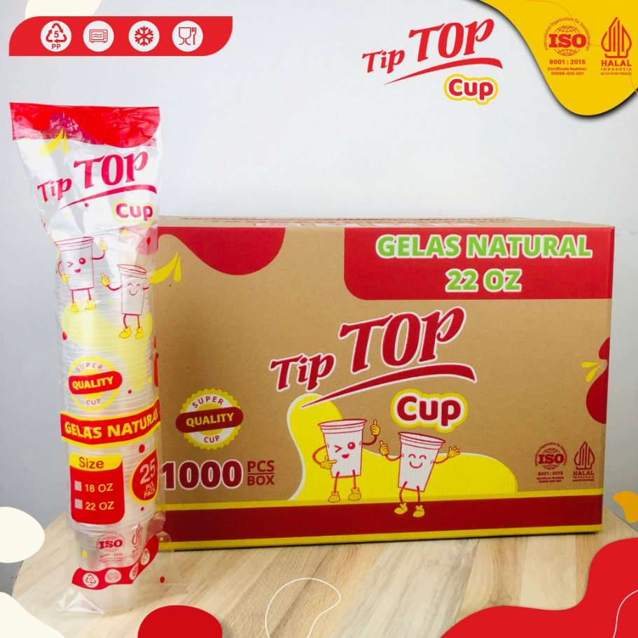 TIP TOP Cup Natural 22oz 9gr