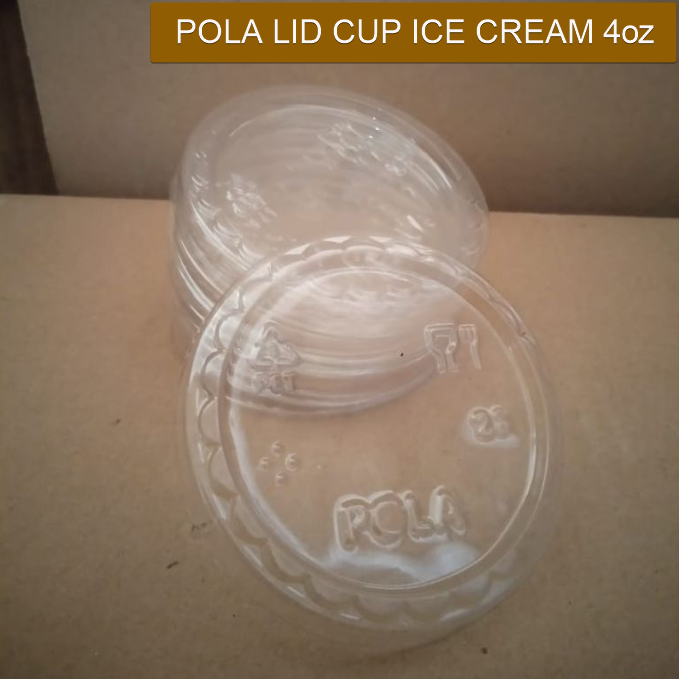 POLA Lid Cup Ice Cream 4oz Bening