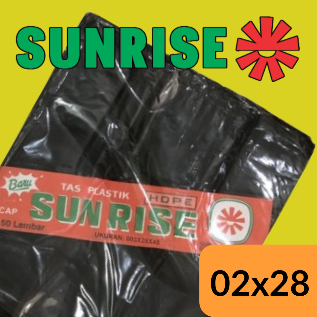 Sunrise 002x28x48 Hitam Pak(50)