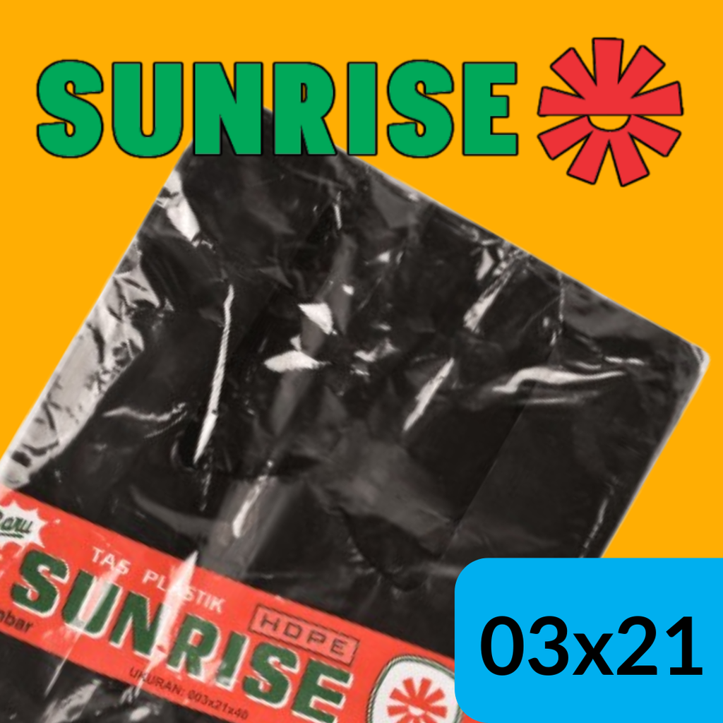 Sunrise 003x21x40 Hitam Pak(50)