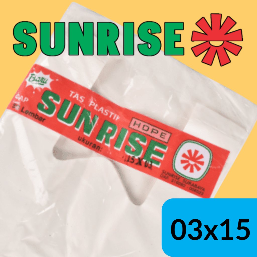 Sunrise 003x15x34 Putih Pak(50)