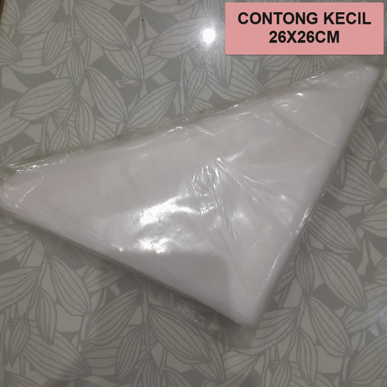 ART HD Segitiga Plastik Contong Kecil 26x26cm Pak(50)