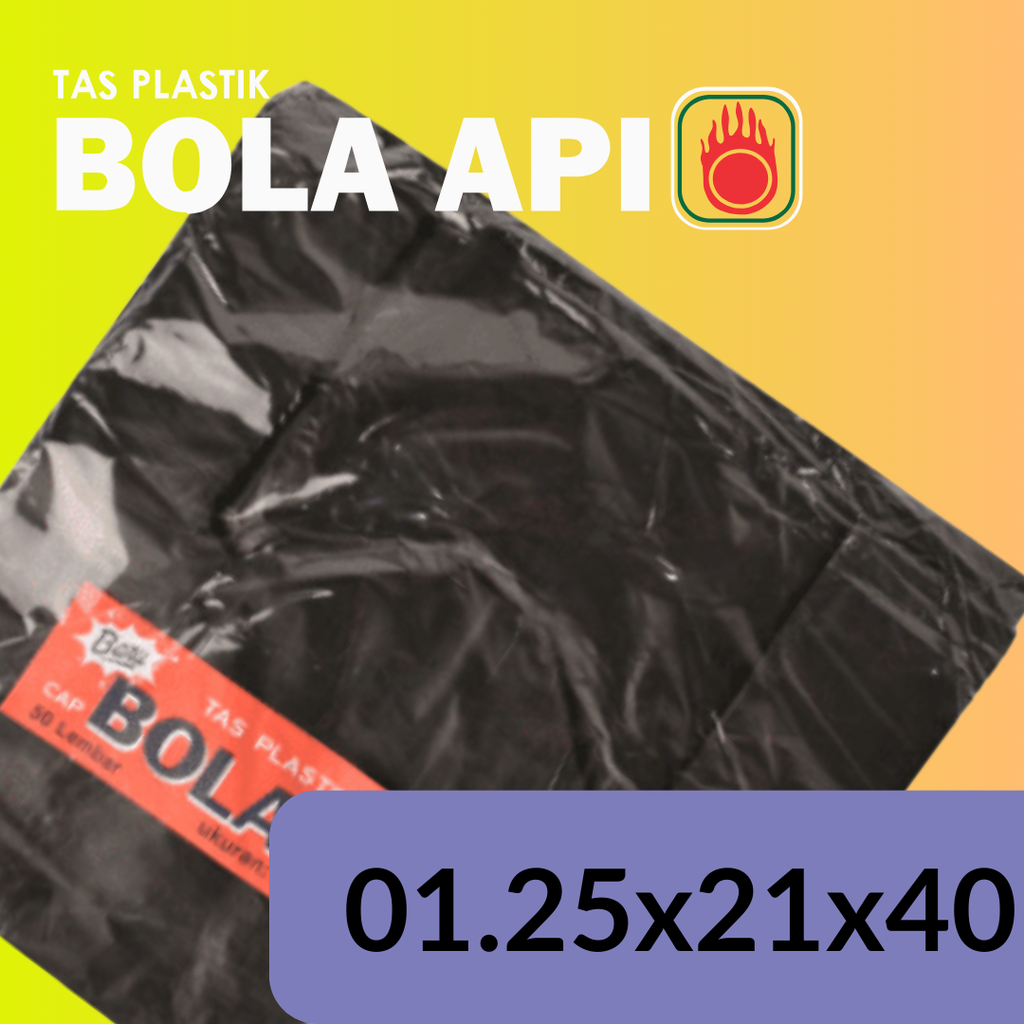 Bola Api 00125x21x40 Hitam Pak(50)