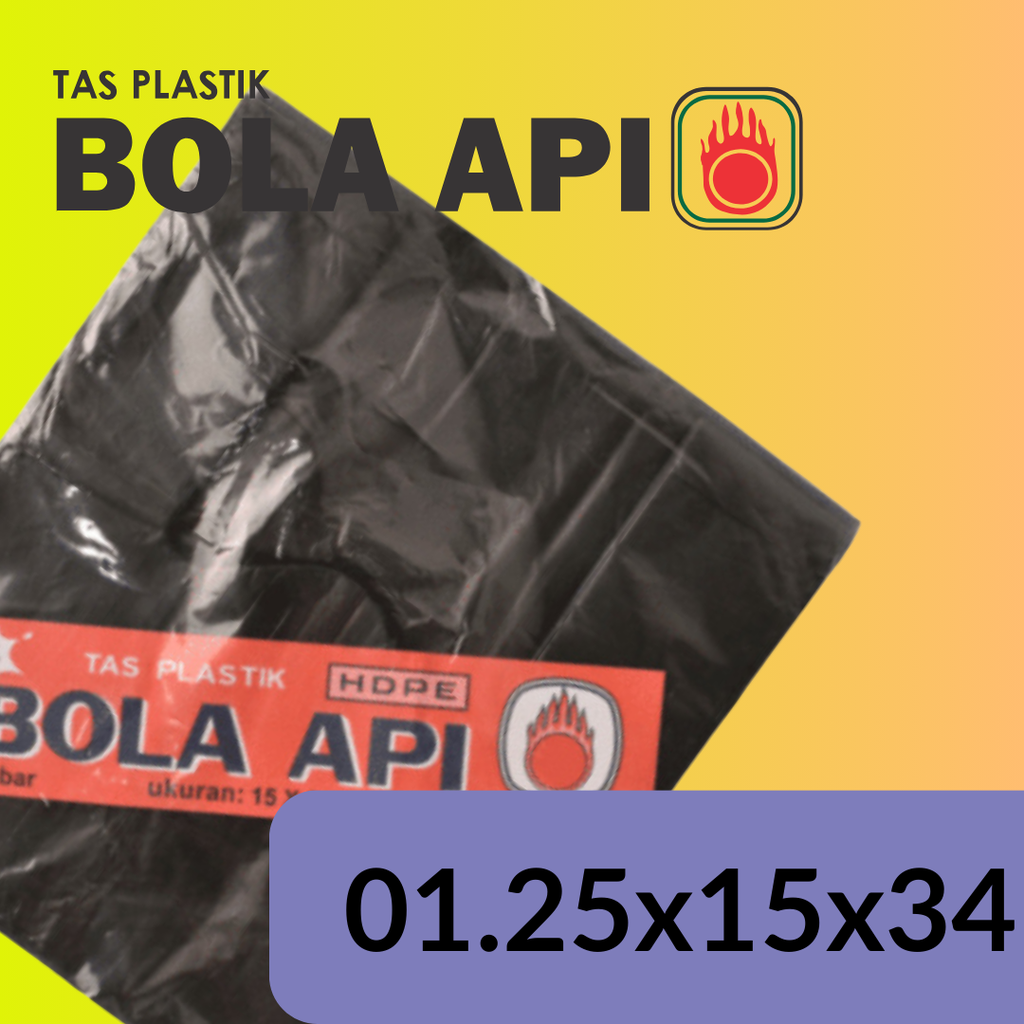 Bola Api 00125x15x34 Hitam Pak(50)