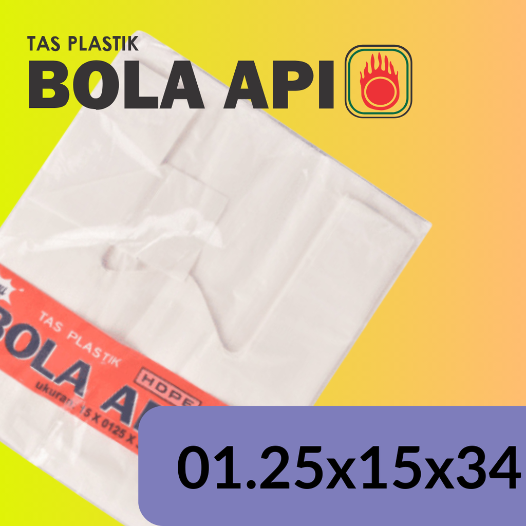 Bola Api 00125x15x34 Putih Pak(50)