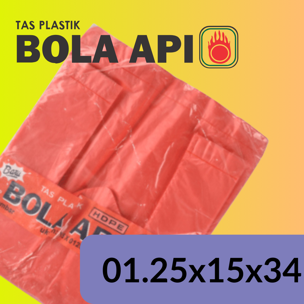 Bola Api 00125x15x34 Merah Pak(50)