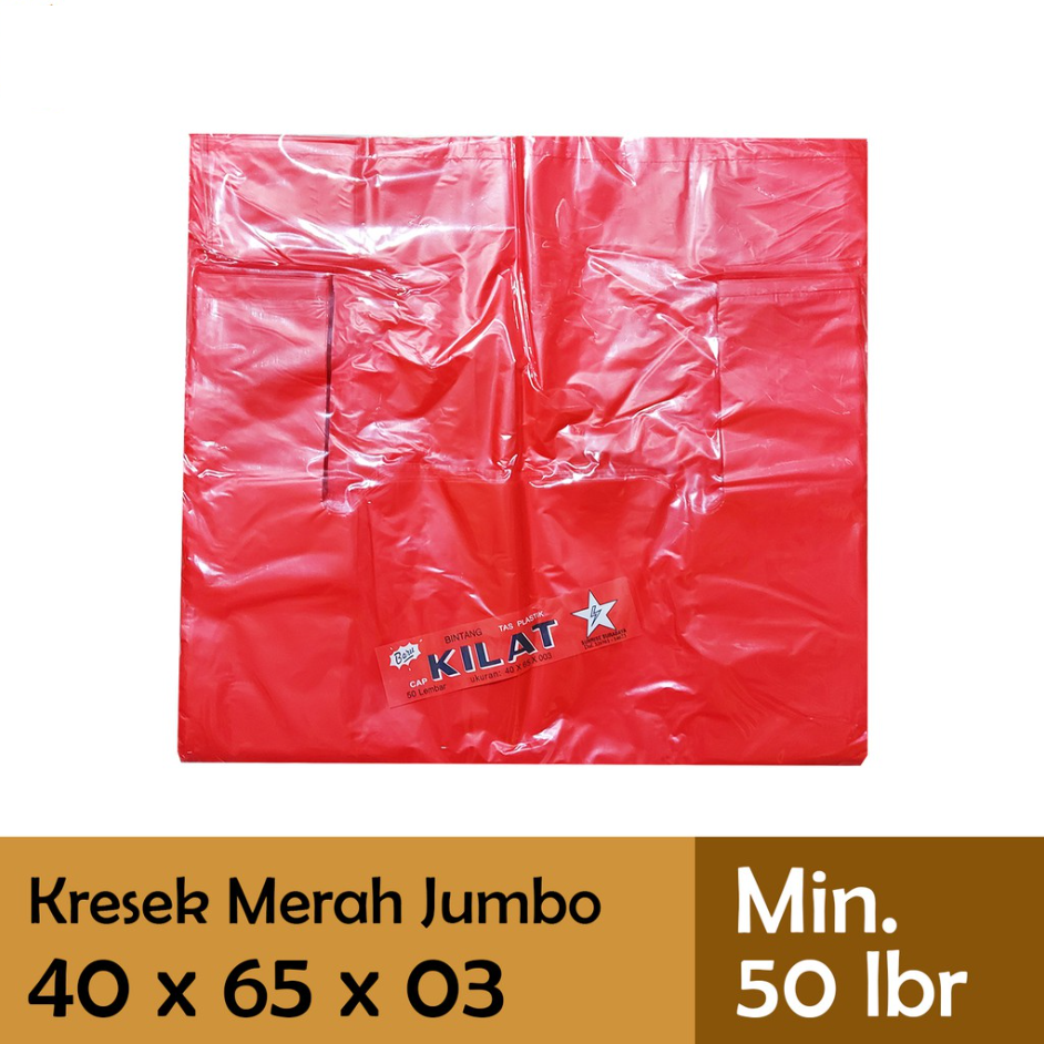 Bintang Kilat 003x40x65 Merah Pak(50)