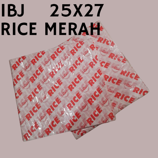 [IBJ.2527M] IBJ Kertas Letto 25x27 Motif Rice Pak(100)