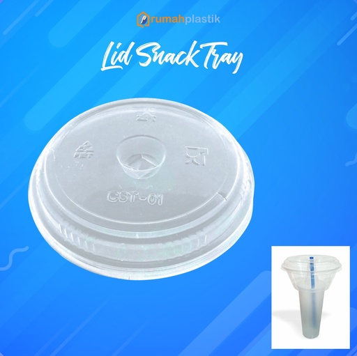 [WAL.TLK]  WAL PP Inject Lid Tutup Snack Tray D16.5cm Natural