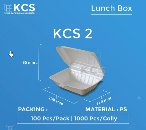 [KCS.K2P] KCS Styrofoam K2 Polos 190x200x140mm