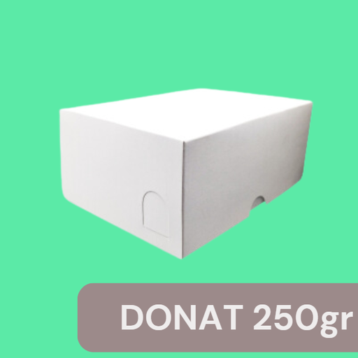 [MIT.D250] MIT Donat 250gr 10x10x5cm Penuh Putih