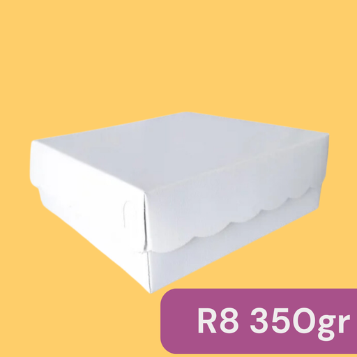 [MIT.R8350] MIT R8 350gr 18x18x6.5cm Renda Putih