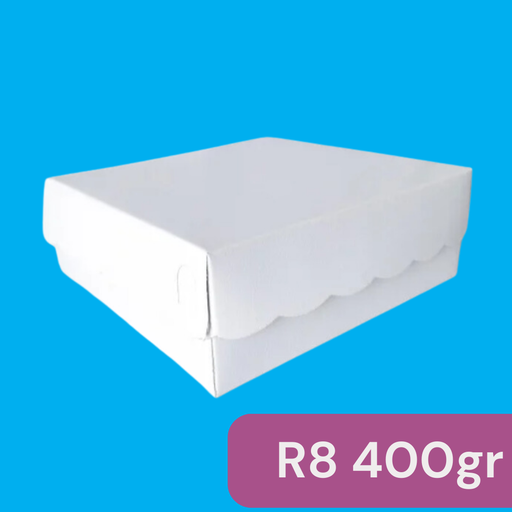 [MIT.R8400] MIT R8 400gr 18x18x6.5cm Renda Putih