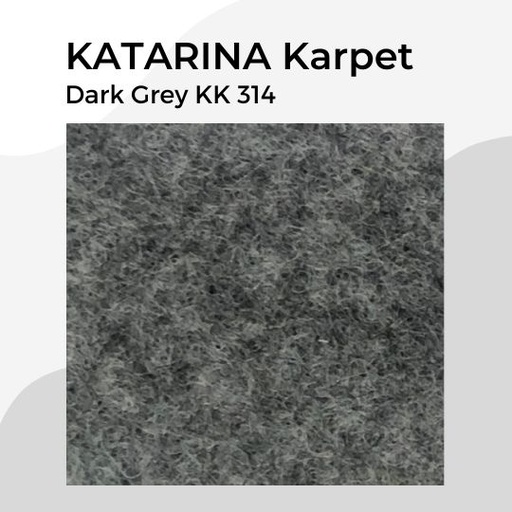 [APP.314] KATARINA Karpet KK314 Abu Dark Grey Rol(30)