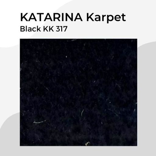 [APP.317] KATARINA Karpet KK317 Hitam Black Rol(30)