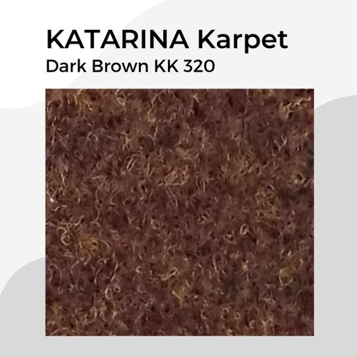 [APP.320] KATARINA Karpet KK320 Coklat Dark Brown Rol(30)