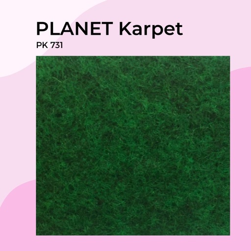 [APP.731] PLANET Karpet PK731 Hijau Rol(30)