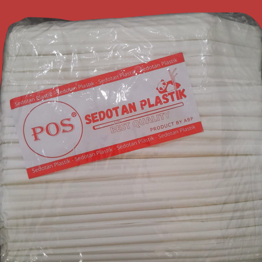 [ABP.S6PWP] ABP Sedotan Steril Bengkok 6mm WP Putih Pak(500) 