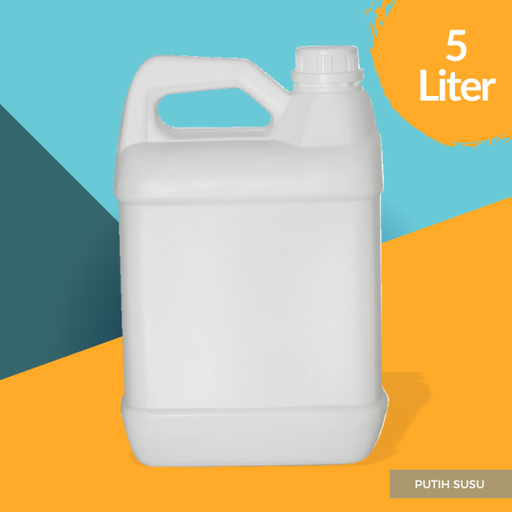 [APL.J5PS] APL Jerigen 5 liter Putih Susu + Tutup