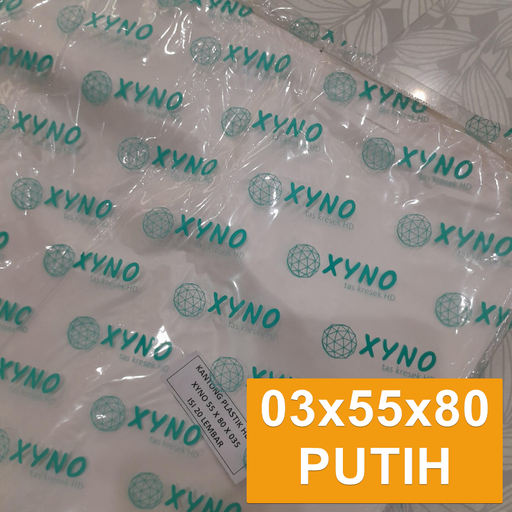 [POS.X51P] XYNO Kresek 03x55x80 Putih (20)