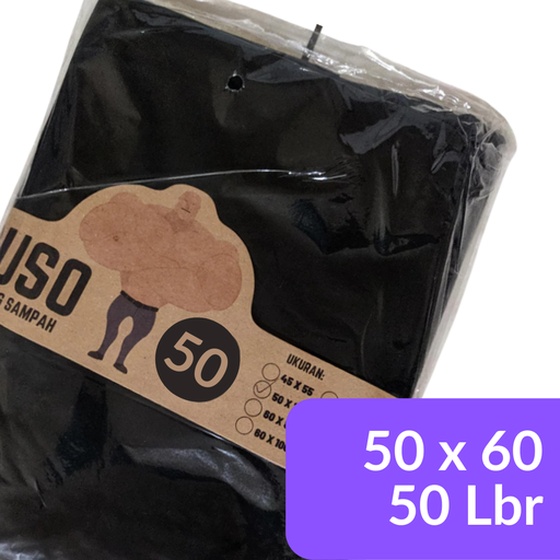 [POS.RB5060] RUSO HD Sampah 50x60 Hitam (50)