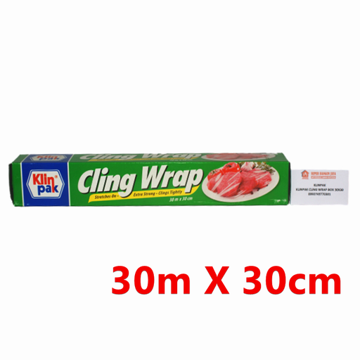 [EKB.B3030] KLINPAK CLING WRAP 30mx30cm Box Cutter