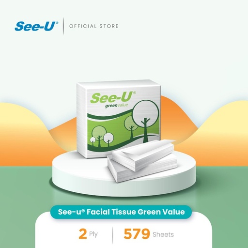 [8995230704403] SEE U Facial Green Value Tissue Pak(579)