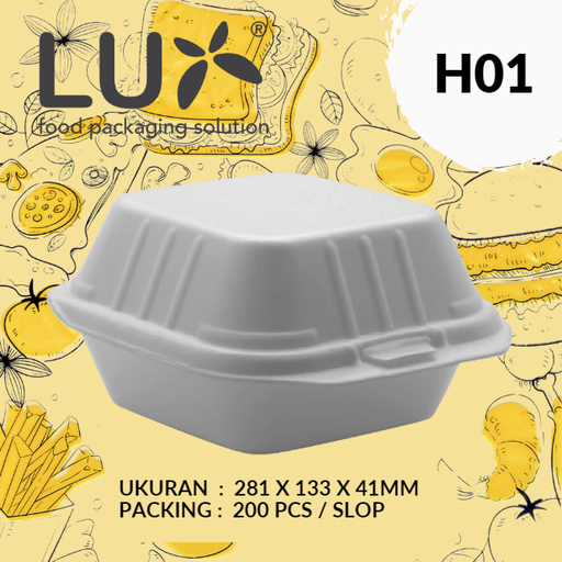 [MAR.HB1] LUX Styrofoam H01 Burger