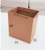 [SHK.PB151116] SHK Paperbag 15x11x16cm Coklat Kraft Pak(12)