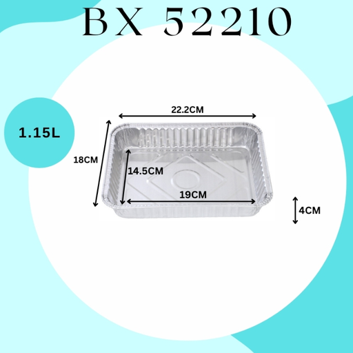 [ALT.BX52210] BEST FRESH Alu Tray BX 52210