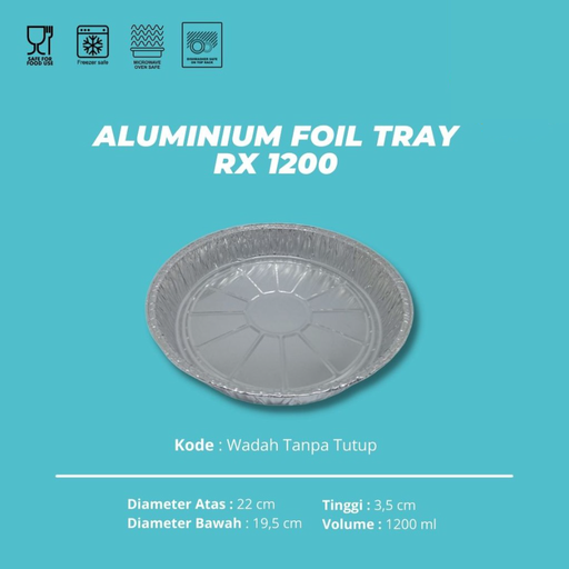 [ALT.RX1200] BEST FRESH Alu Tray RX-1200-34