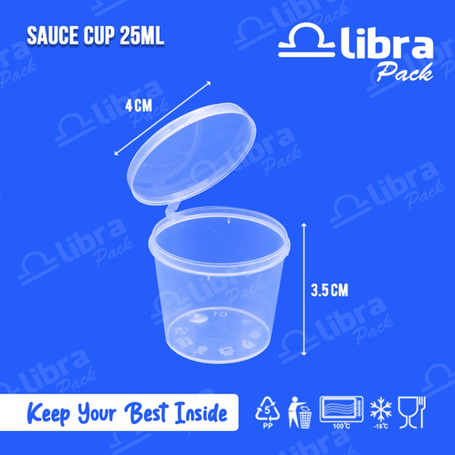 [LJP.C25] LIBRA Thinwall Cup Saus 25ml