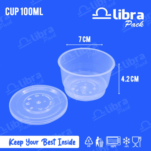 [LJP.C100] LIBRA Thinwall Cup 100ml