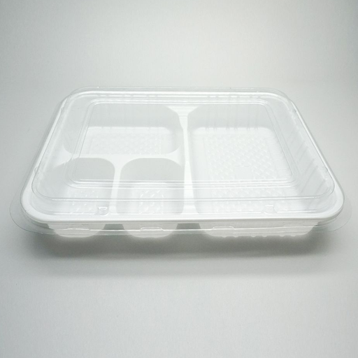 [MKJ.S4P] INTERPACK Bento Sekat 4 RTR 224 Putih