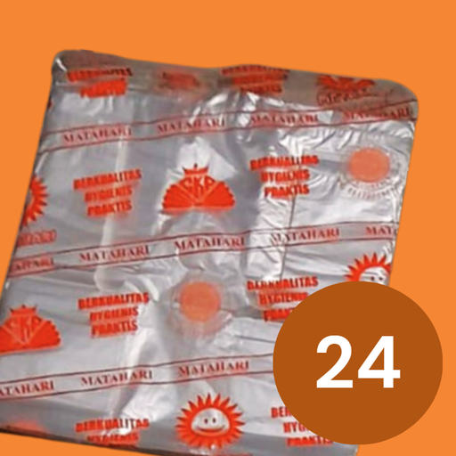 [LJY.24O] MATAHARI Orange Kresek 24 Natural Pak()