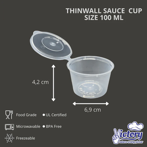 [LJY.100] VICTORY Sauce Cup 100ml