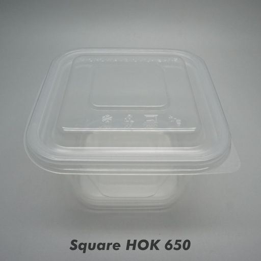 [MTP.S650] HOK Thinwal Square 650ml 120x120x105