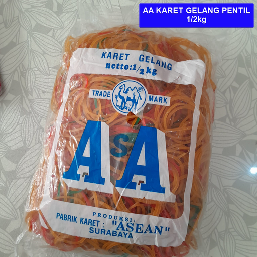 [TIR.AAP] AA Karet Gelang Pentil Biru Pak(1/2kg)