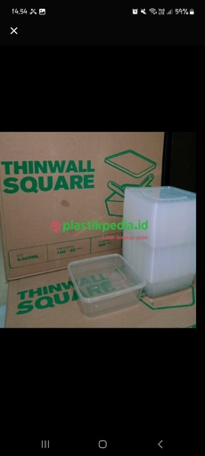 [LJP.Ws1500] WIGO Thinwall Square 1000ml