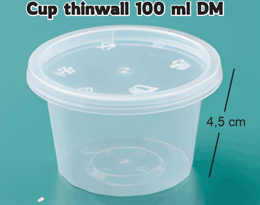 [LSD.D100C] DM Cup Puding Bawah Kotak 100ml