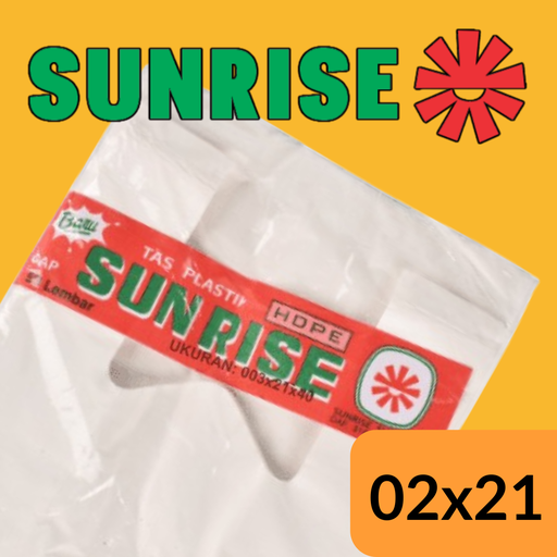 [SUN.S221P] Sunrise 002x21x40 Putih Pak(50)